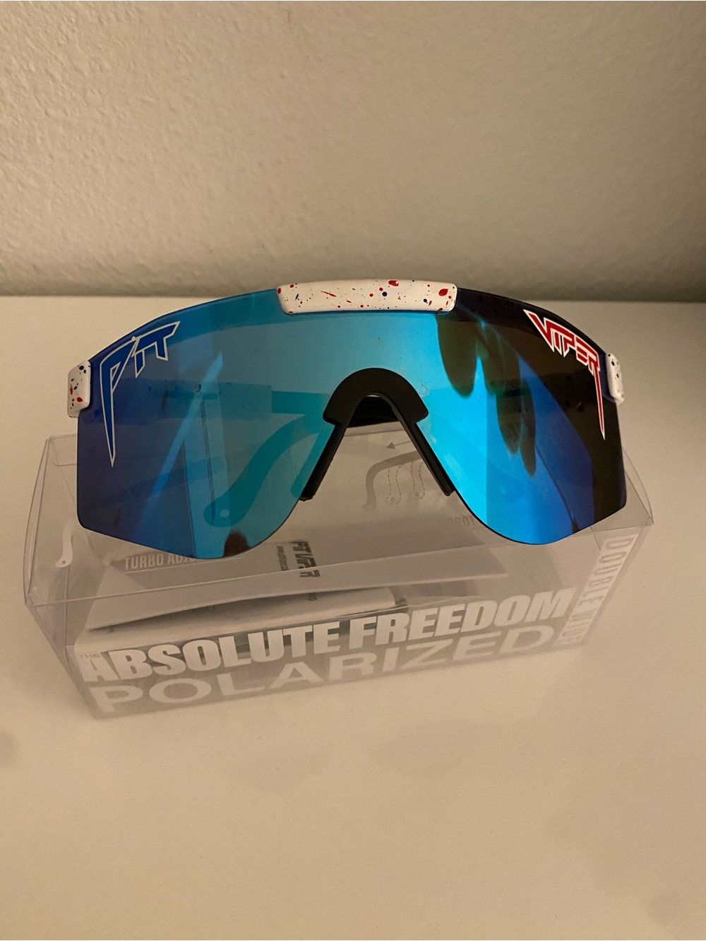 Like new sunglasses pit viper with box